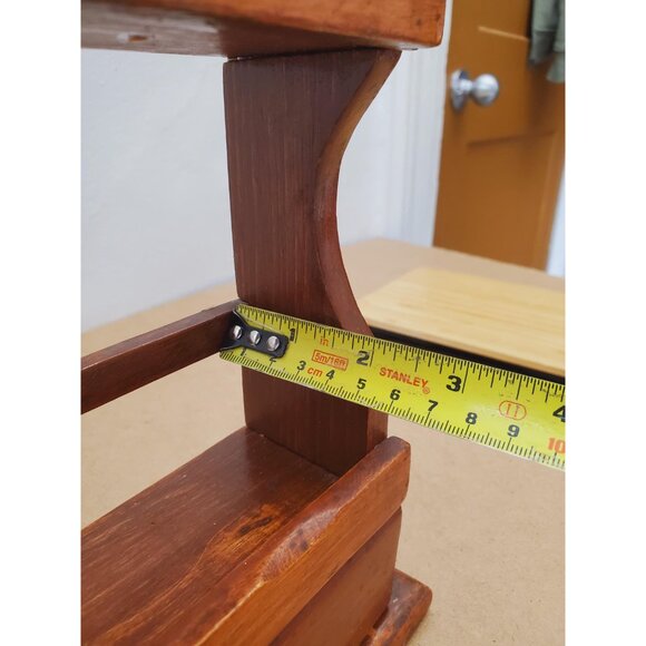 Wooden Spice Rack | Wall Mounted Spice Shelf | Spice Storage | Rustic Kitchen - Picture 9 of 10